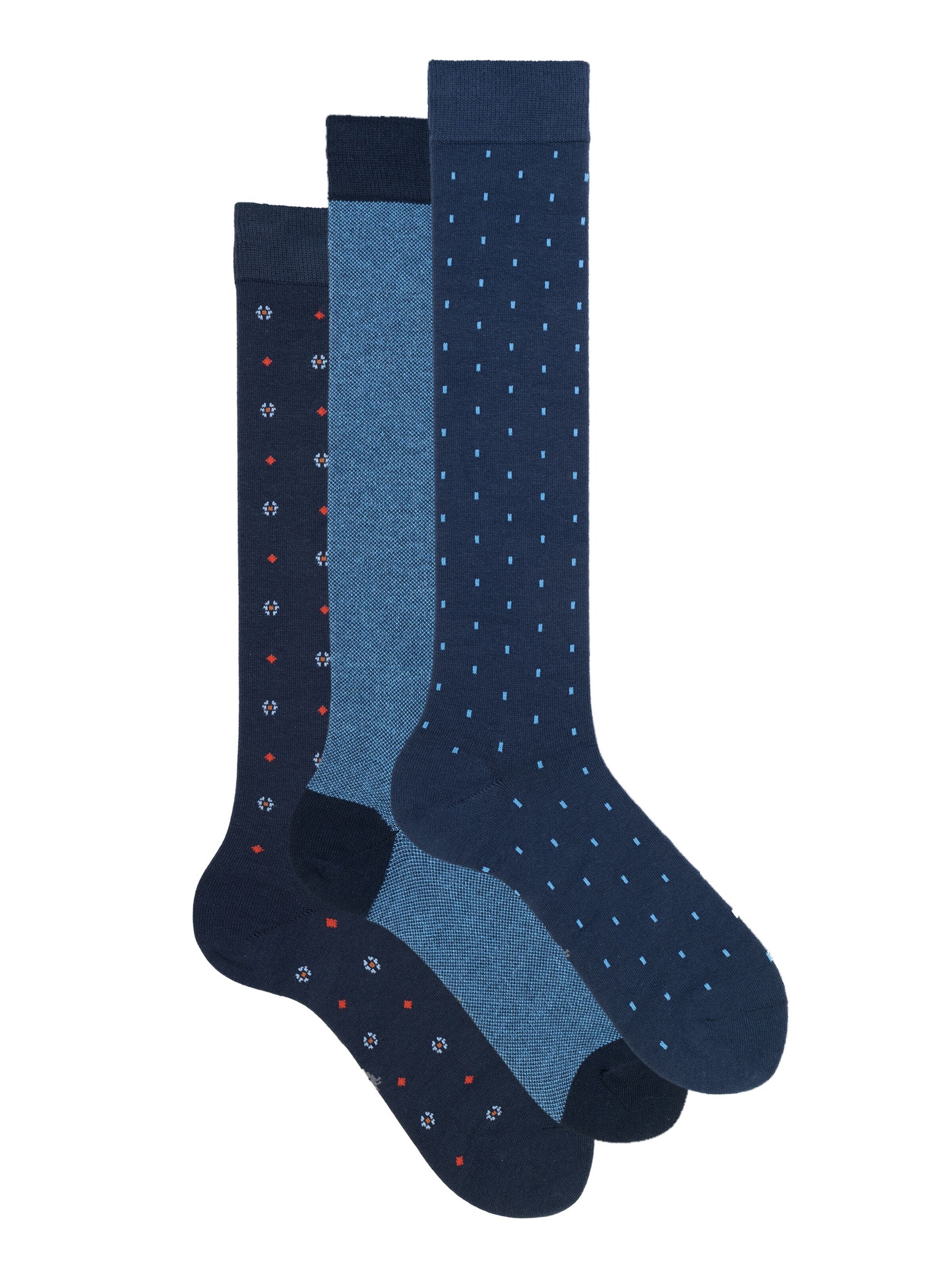Gambaletto '3 Pack Calze Lunghe Fantasia - Confezione Regalo - Ciocca' di Ciocca in colori misti: frontale