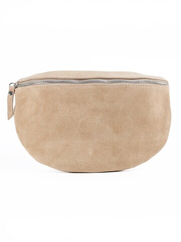lePelou Gürteltasche 'VALENTINA large' in Beige: Vorderseite