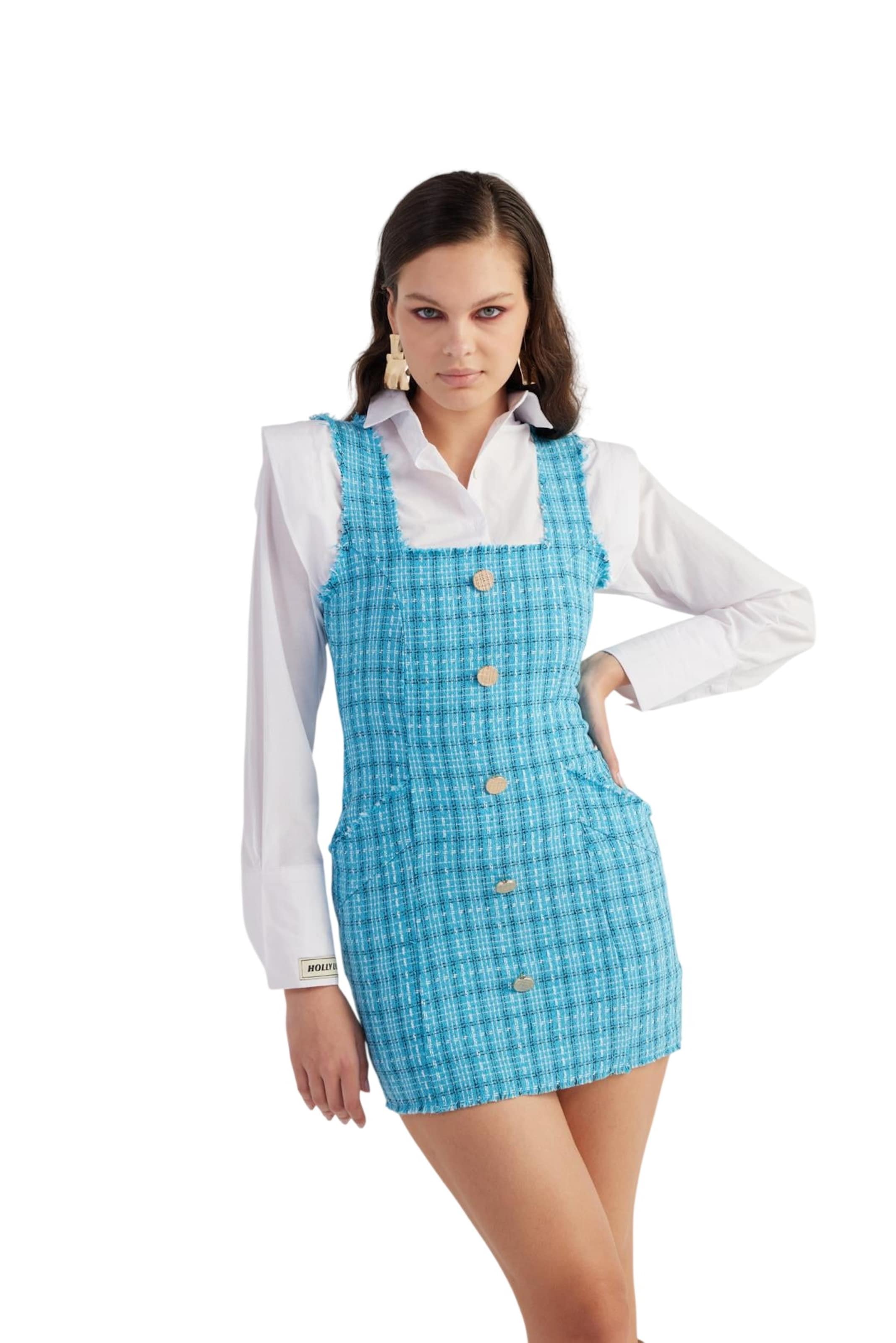 HOLLY LOLLY Kleid in Blau: Vorderseite