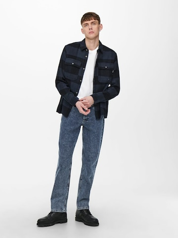 regular Jeans 'Edge' di Only & Sons in blu