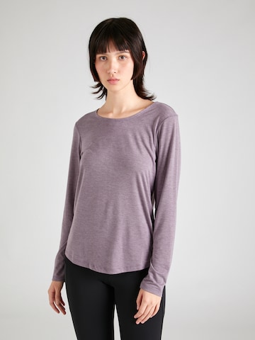 T-shirt fonctionnel 'LYNX' Bally en violet : devant