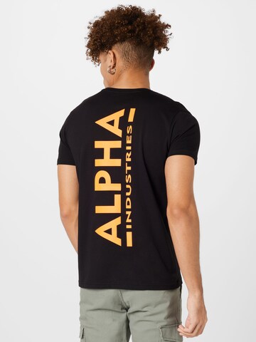 ALPHA INDUSTRIES T-Shirt in Schwarz