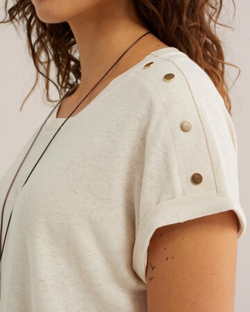 WE Fashion Тениска в бежово