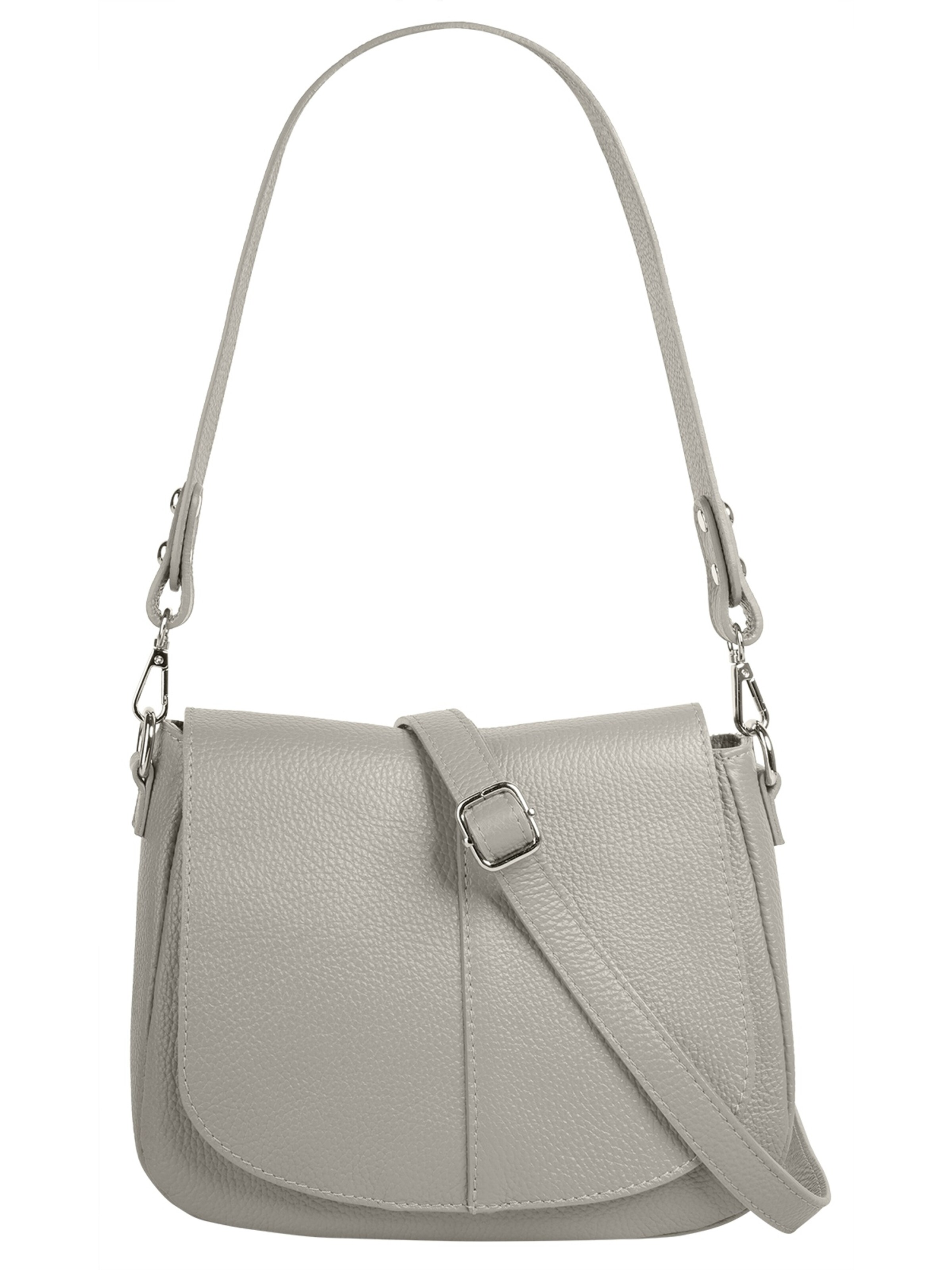 Cluty Crossbody Bag in Grey: front