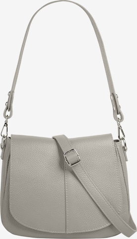 Cluty Crossbody Bag in Grey: front