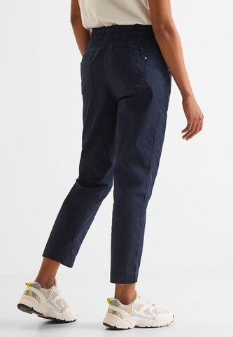 STREET ONE Tapered Pants in Blue