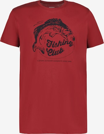 ICEPEAK T-Shirt in Rot: Vorderseite