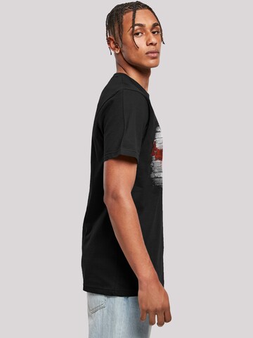 T-Shirt 'Batman Logo Wall' F4NT4STIC en noir