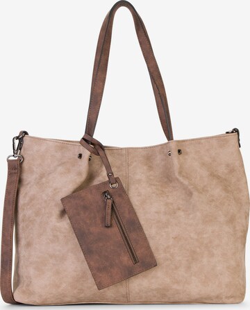 Emily & Noah Shopper in Brown: front