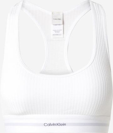 Soutien-gorge Calvin Klein Underwear en blanc : devant