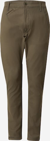 G-STAR Úzky strih Chino nohavice 'Bronson 3.0' - Zelená: predná strana