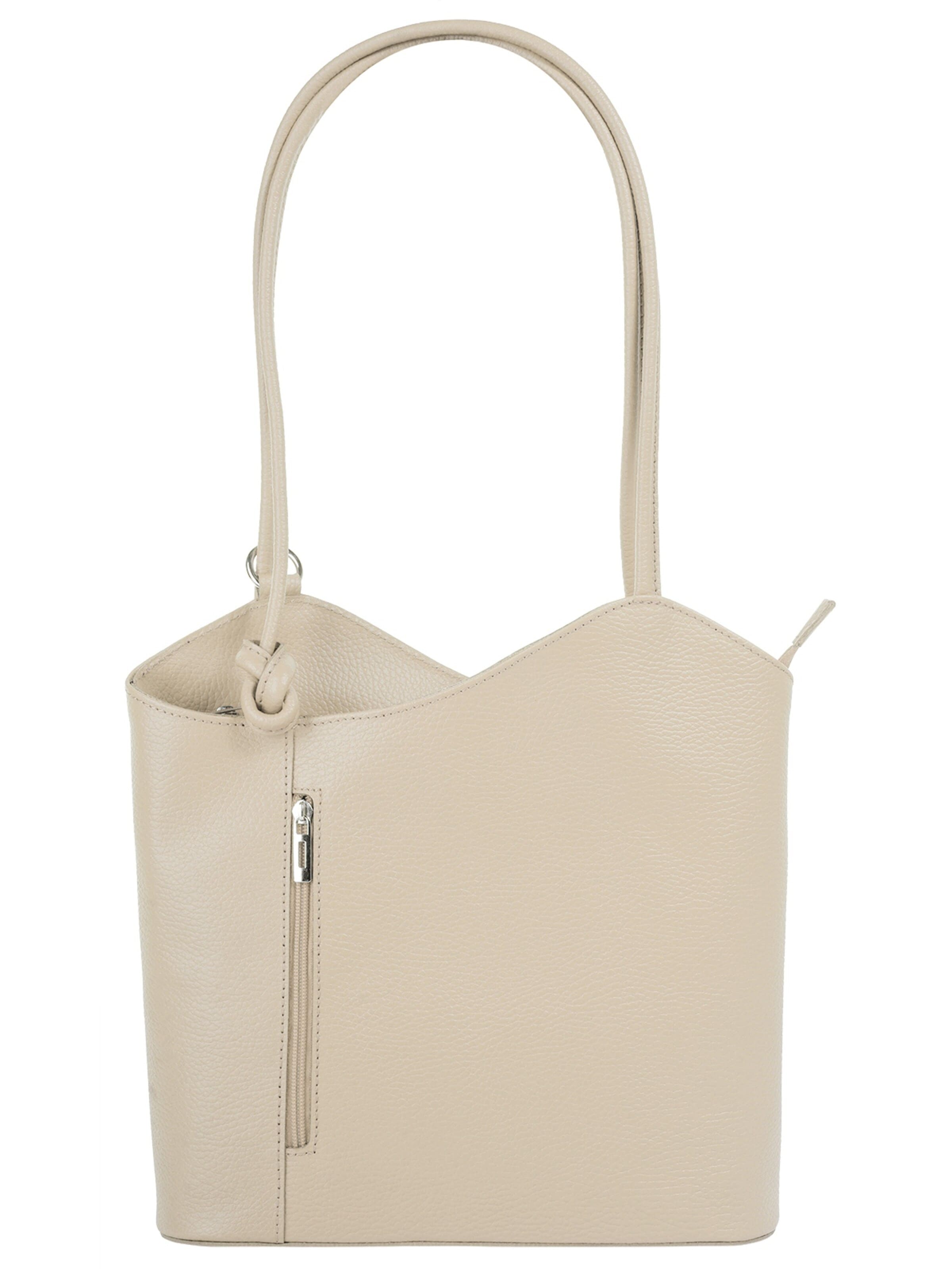 Sac à dos Cluty en beige : devant