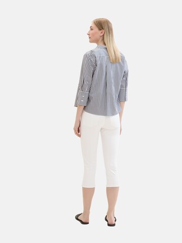 TOM TAILOR Regular Jeans 'Kate Capri' in White