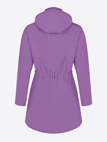 ATLASLAVA Outdoormantel 'ATLASLAVA Damen Regenjacke Lang'‌‌‌‌ in Lila