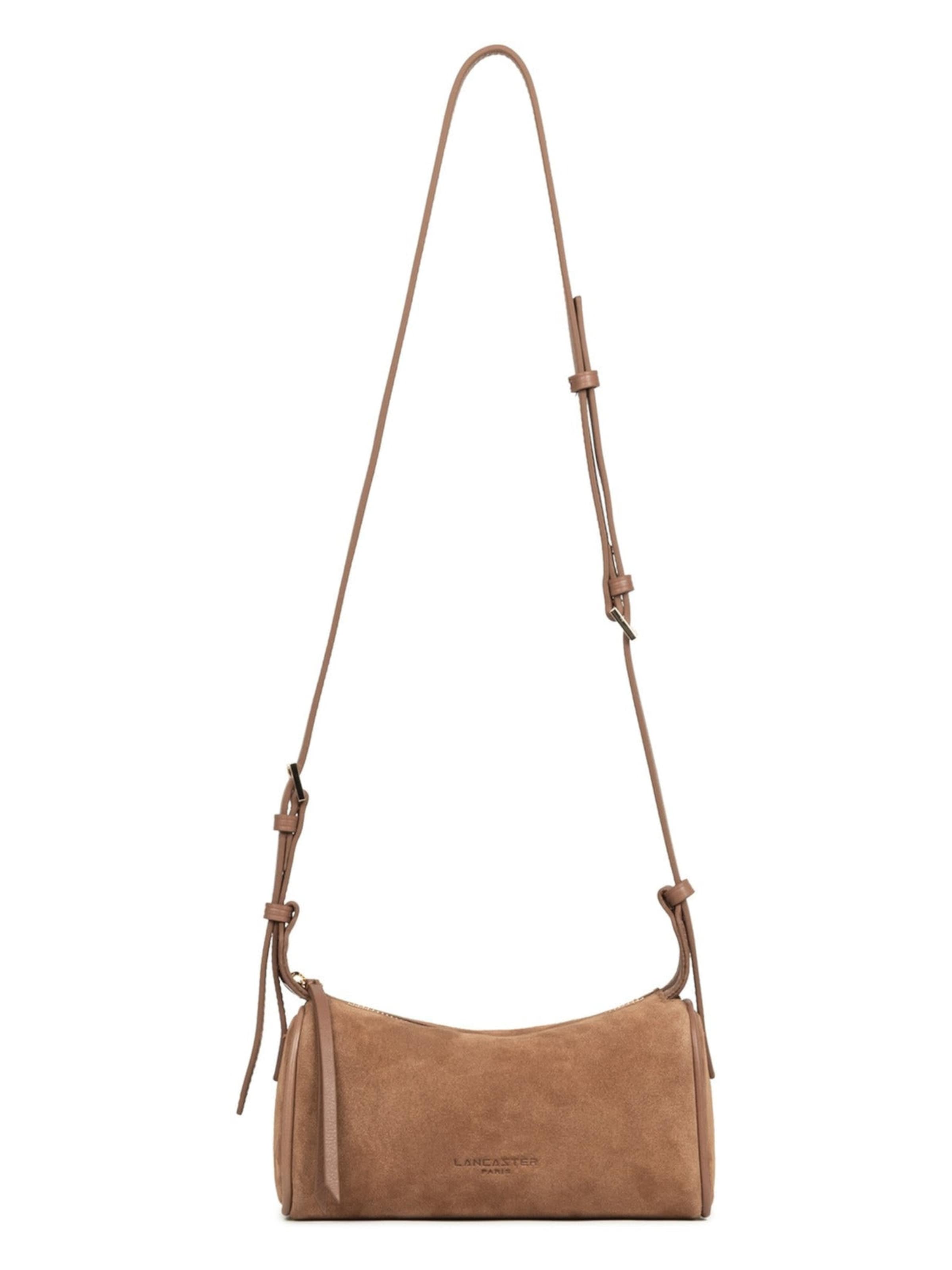 ruda LANCASTER Paris Rankinė ant peties 'Lancaster Sac rectangle Zippé S Suède Camel'
