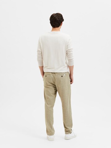 SELECTED HOMME Regular Chino trousers 'Brody' in Beige