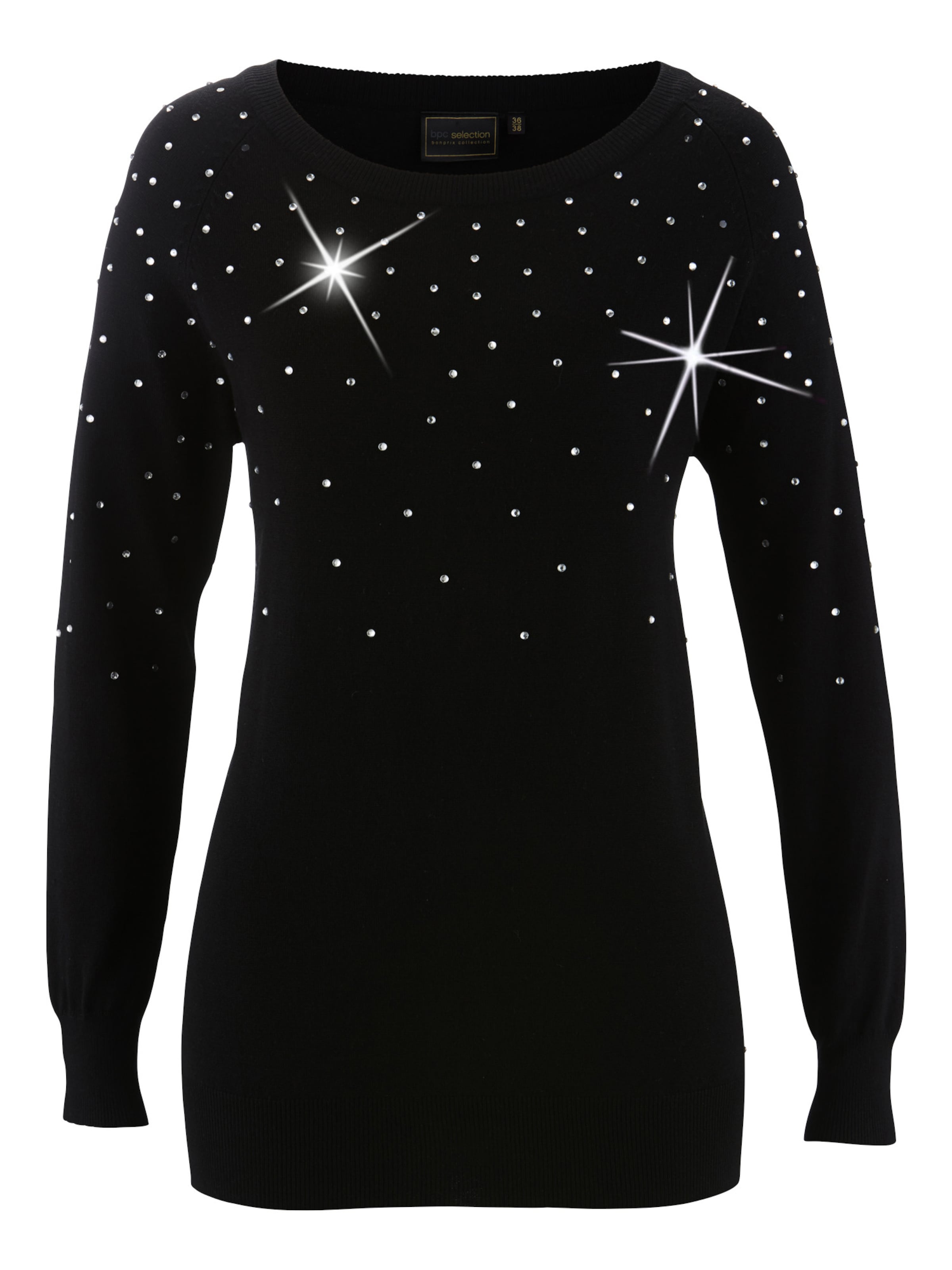 bonprix Pullover in Schwarz: Vorderseite