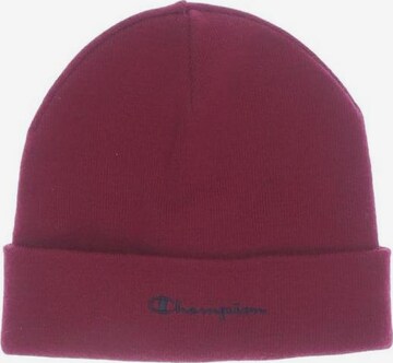 Champion Hat & Cap in One size in Red: front