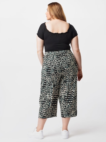 Tom Tailor Women + Wide leg Broek in Zwart