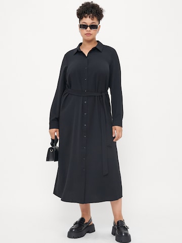 Vero Moda Curve Dolga srajca 'VMCESME' | črna barva