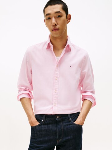 Coupe regular Chemise 'Flex' TOMMY HILFIGER en rose : devant