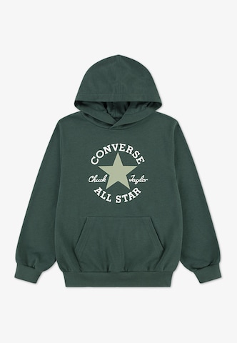 CONVERSE Sweatshirt 'DISSECTED CHUCK' in Groen: voorkant
