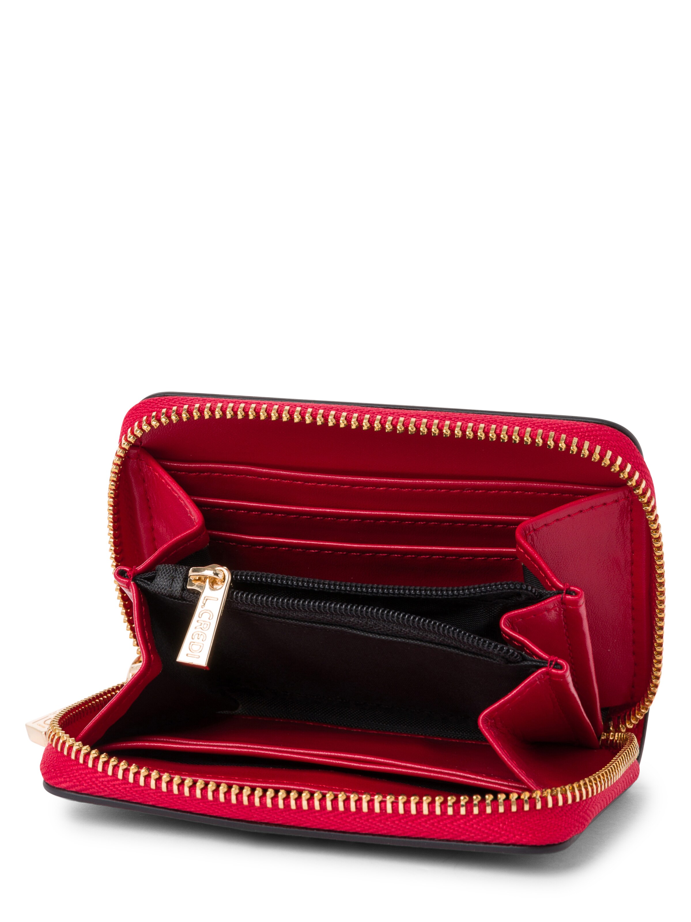 L.CREDI Wallet 'Filippa' in Red