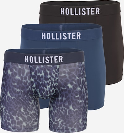 HOLLISTER Bokserishortsit koossa XS värissä marine / laivastonsininen / musta / valkoinen, Tuotenäkymä
