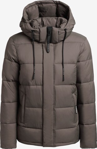 khujo Winter jacket 'Evona' in Brown: front