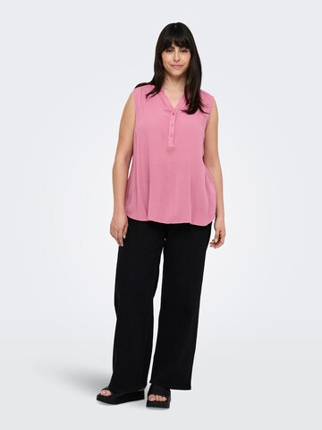 ONLY Carmakoma Bluse 'CARJETTE' in Pink