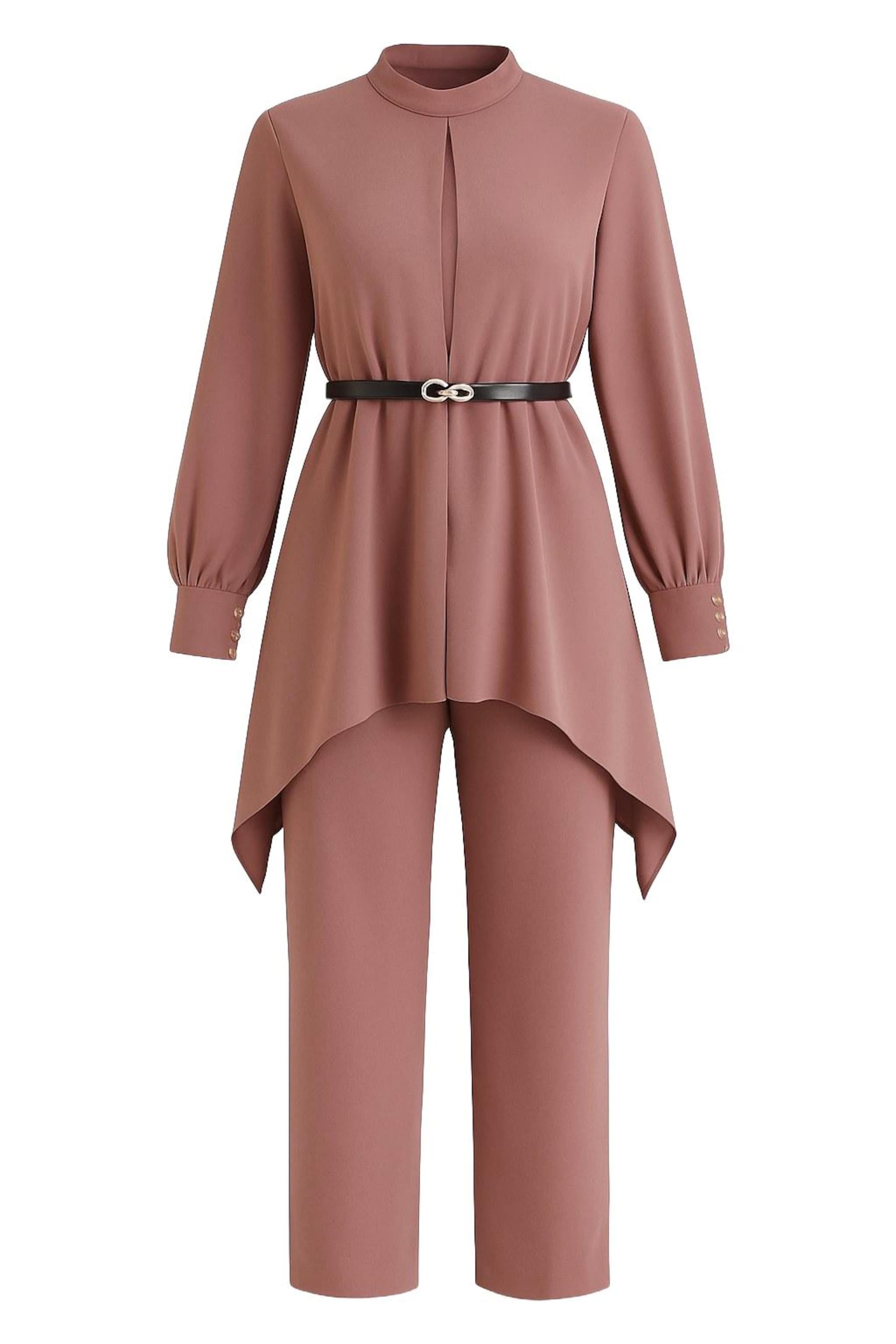 MODAMIHRAM Hosenanzug in Pink: Vorderseite