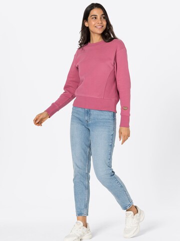 Ragwear - Sweatshirt em rosa