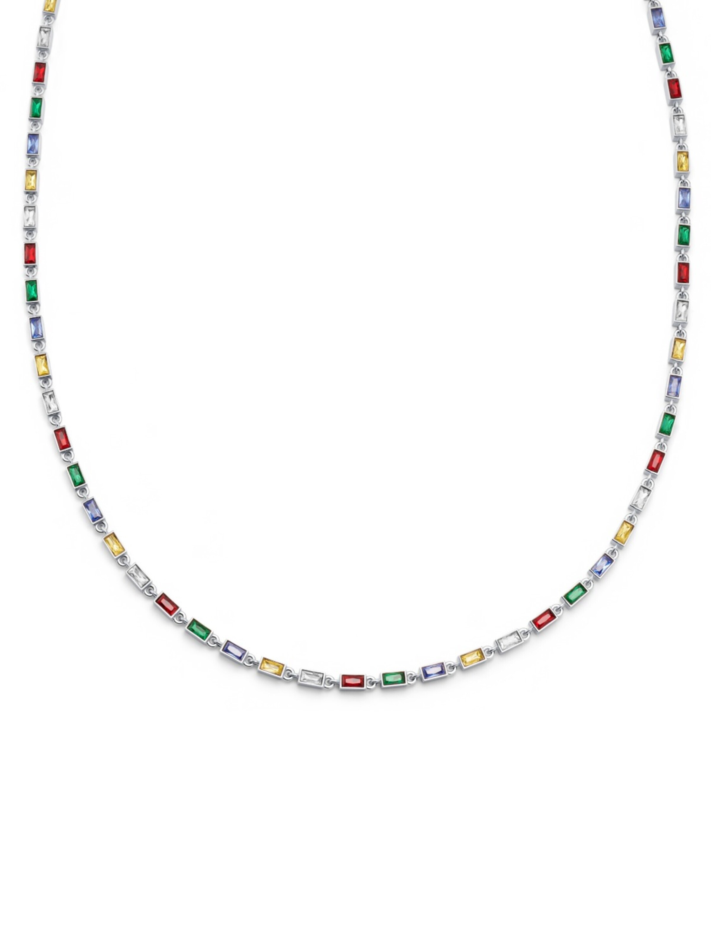 Arkai Necklace 'Facet' in Red: front
