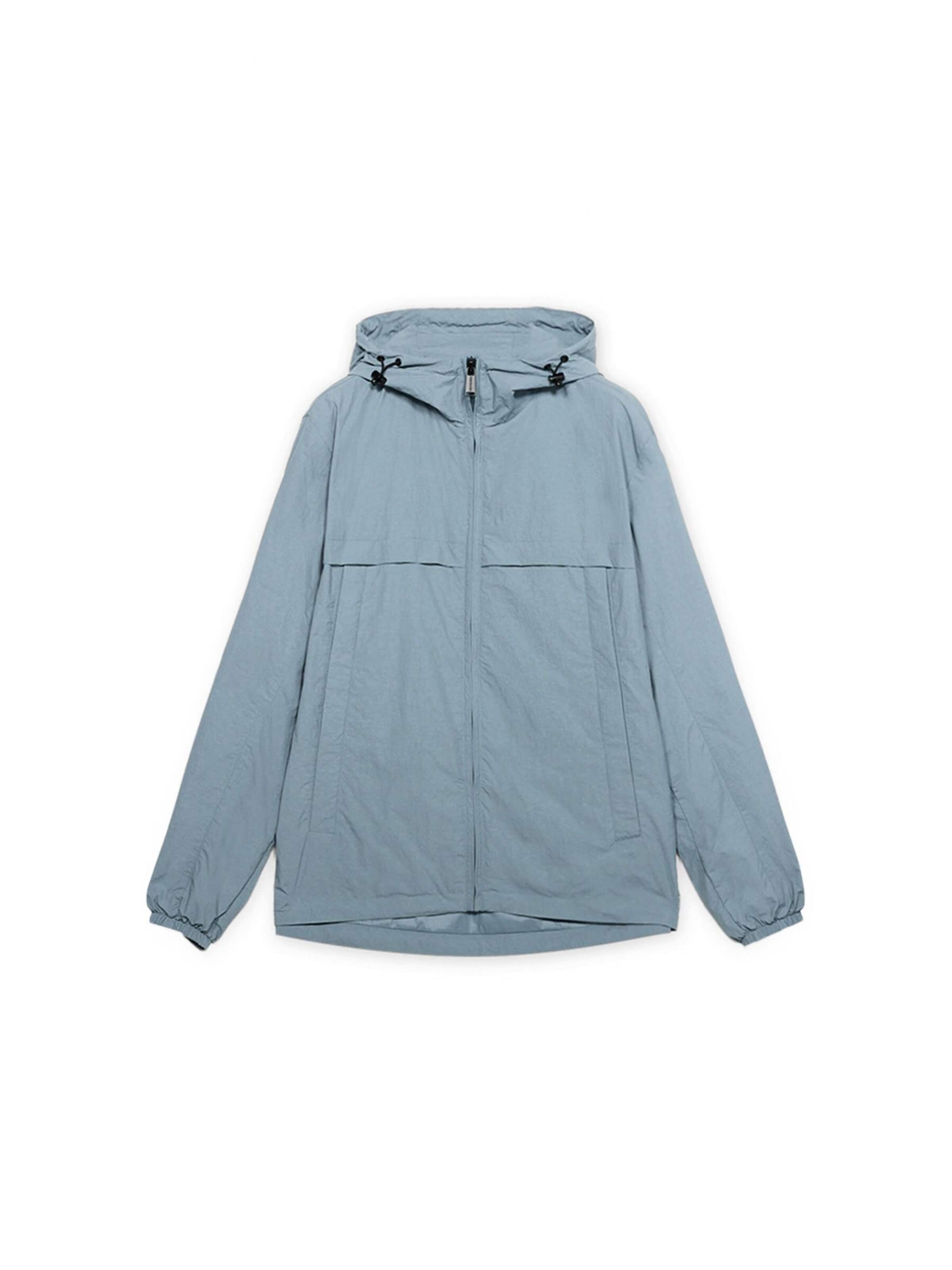 Trussardi - Chaqueta de entretiempo en azul: frente
