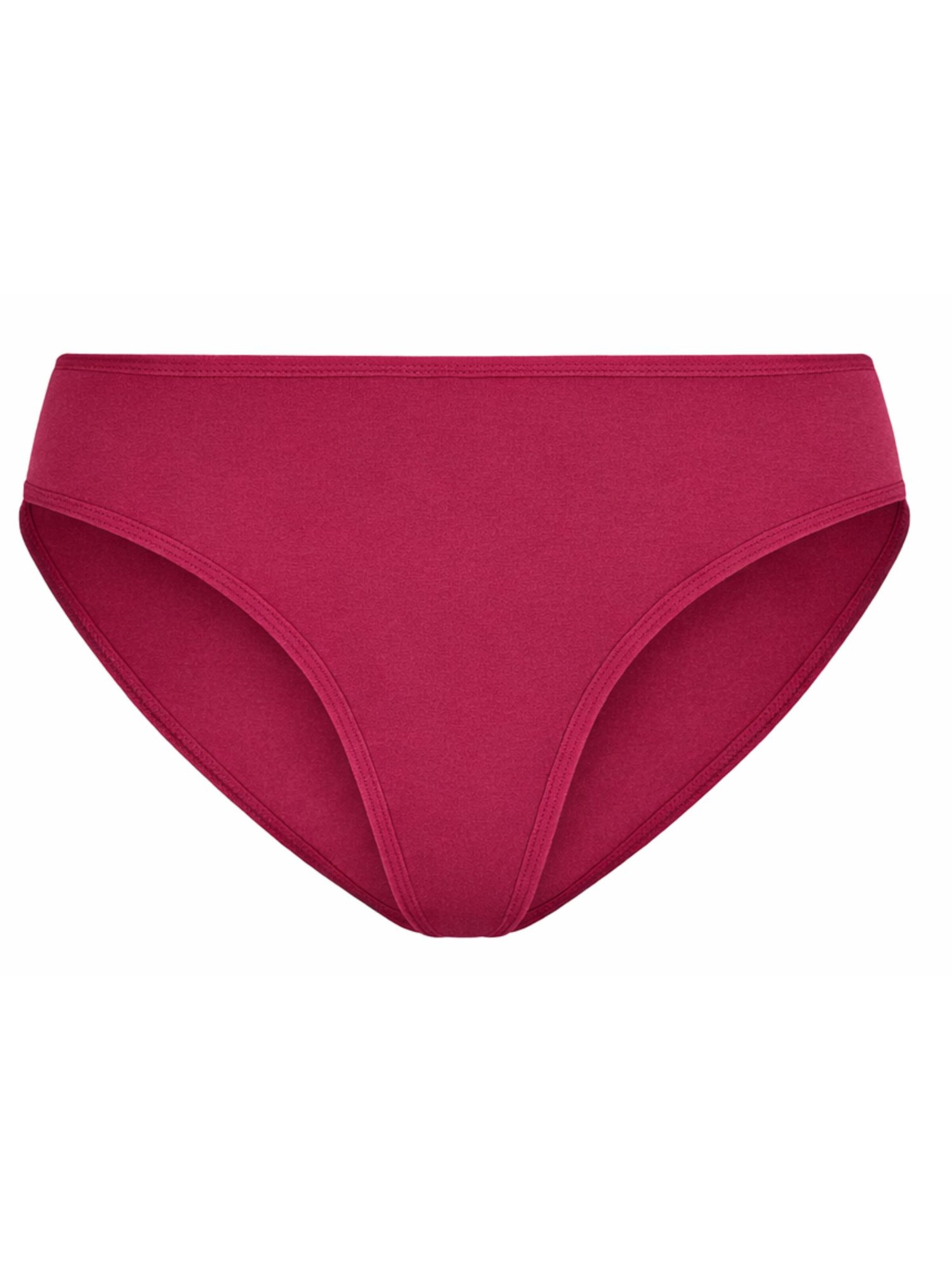 Albero Natur Slip 'Klassischer Bio-Baumwoll Damen Slip'‌‌‌‌‌ in Rot: Vorderseite