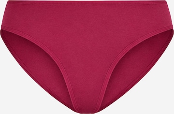 Albero Natur Slip 'Klassischer Bio-Baumwoll Damen Slip' in Rot: Vorderseite