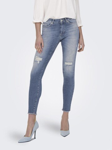 ONLY Skinny Jeans 'BLUSH' i blå: forside