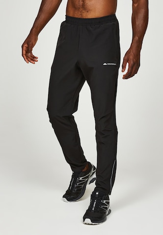 MONTERRAIN Regular Workout Pants in Black: front