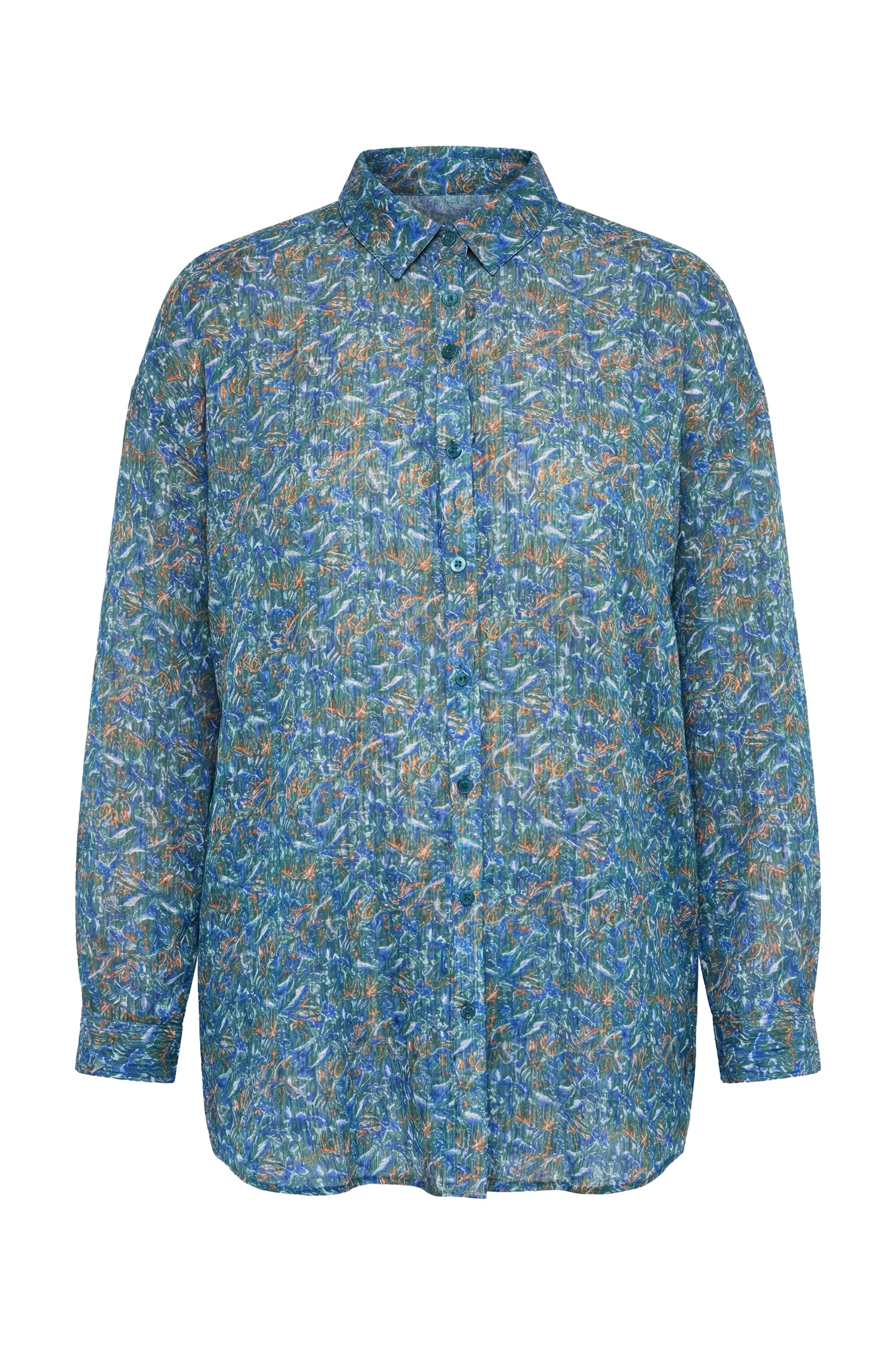 Studio Untold Bluse in Blau: Vorderseite