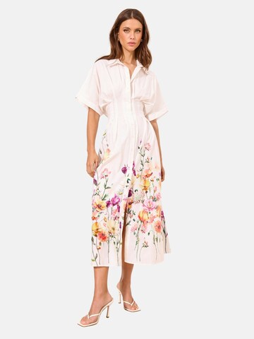 Robe-chemise Lipsy en blanc : devant