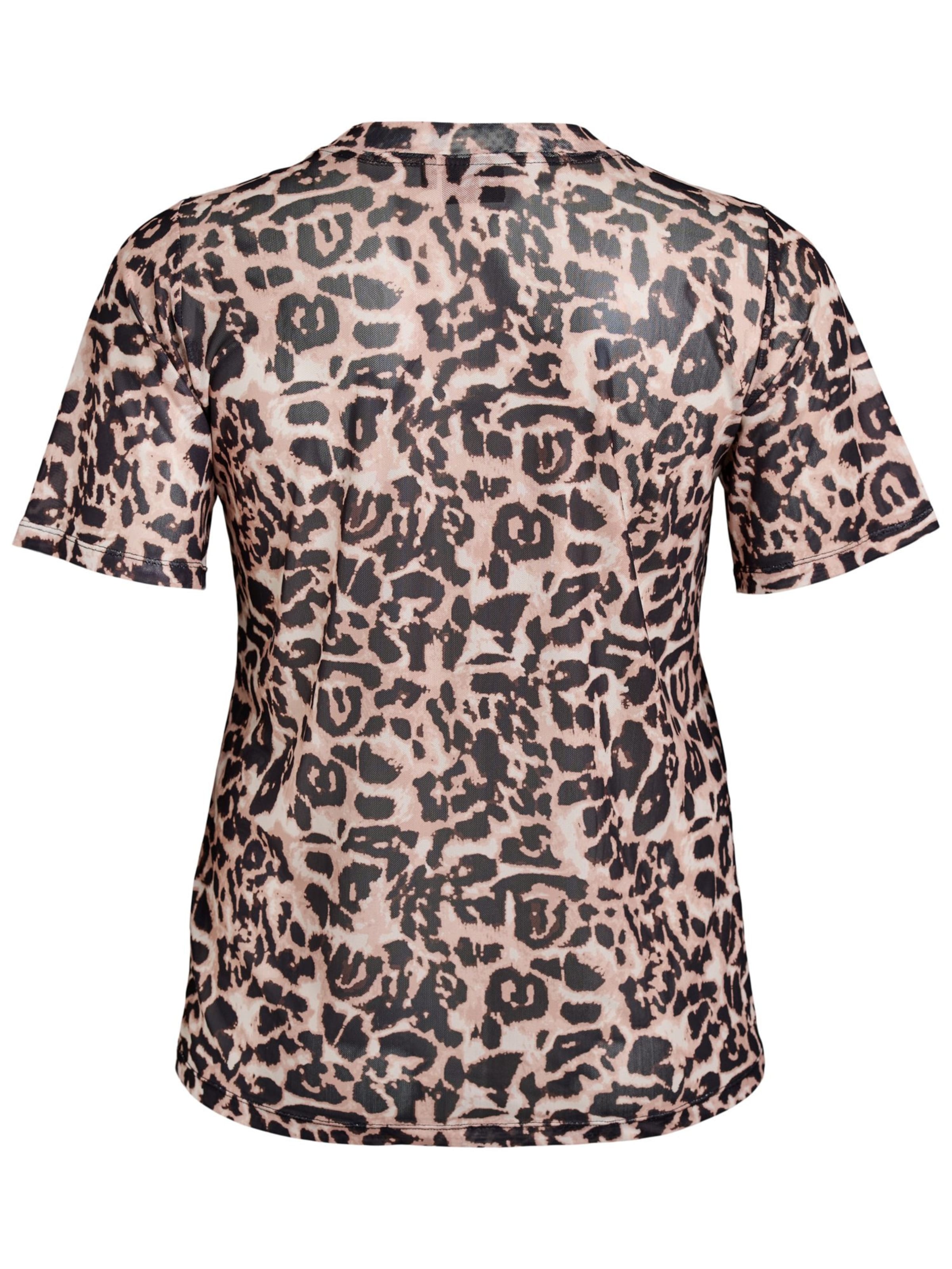 Zizzi Bluse 'EULLA' in Braun