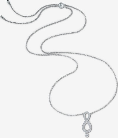 Swarovski Chaîne 'Infinity' en argent / transparent, Vue avec produit