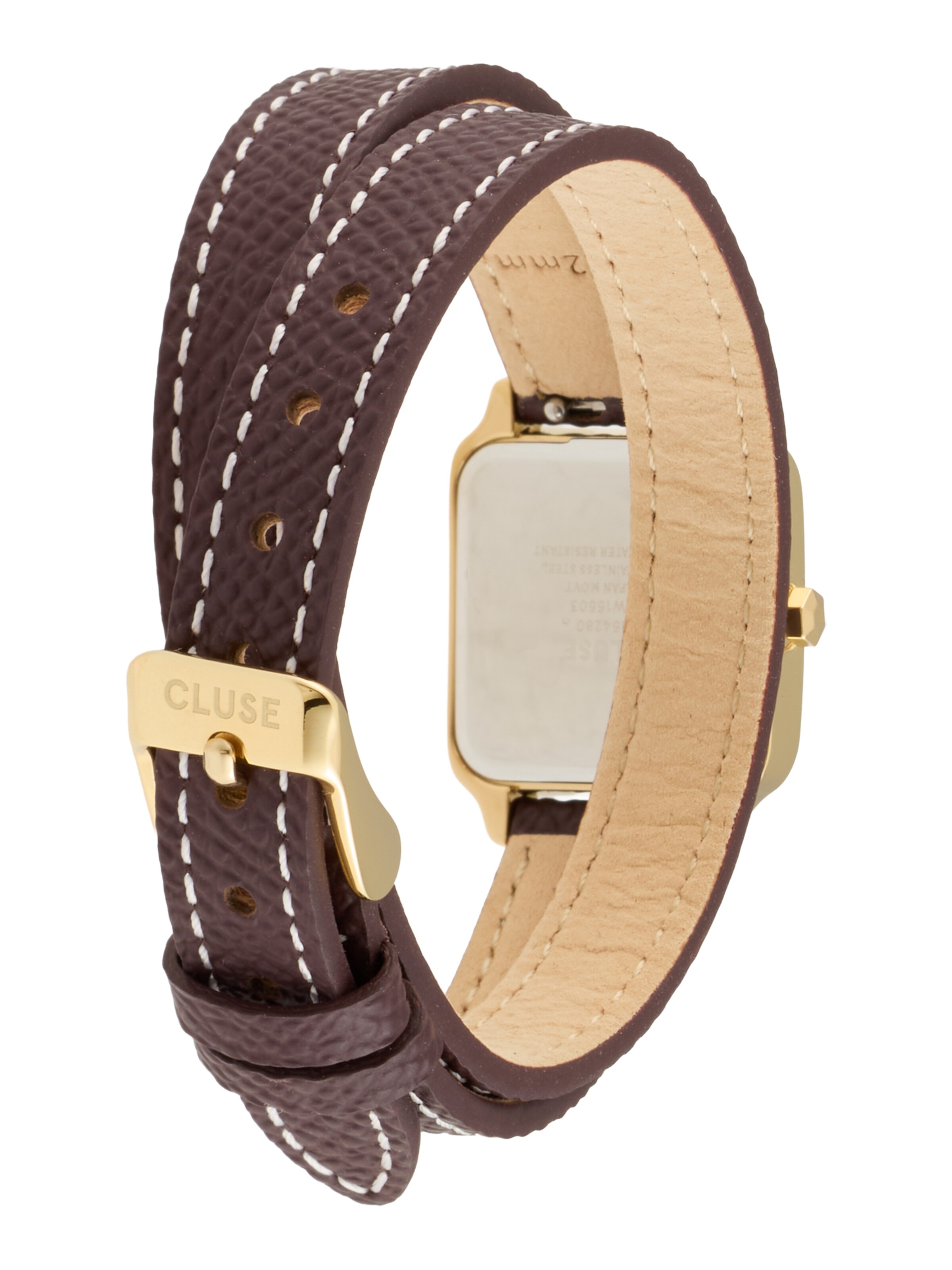 CLUSE Аналогов часовник в червено