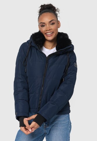 NAVAHOO Winterjas 'Mit Liebe XIV' in Blauw