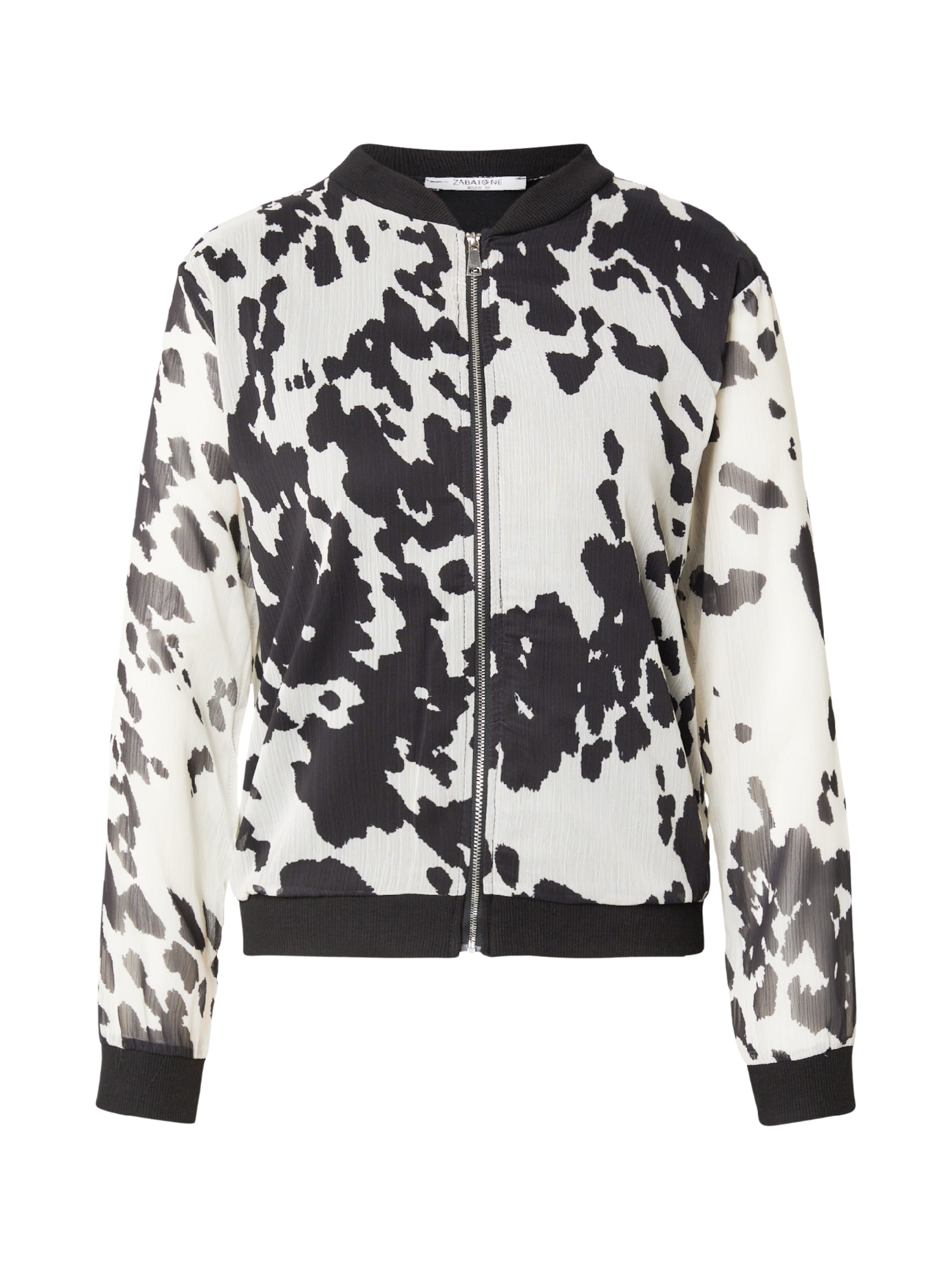 Veste mi-saison 'Li44aa' ZABAIONE en noir : devant