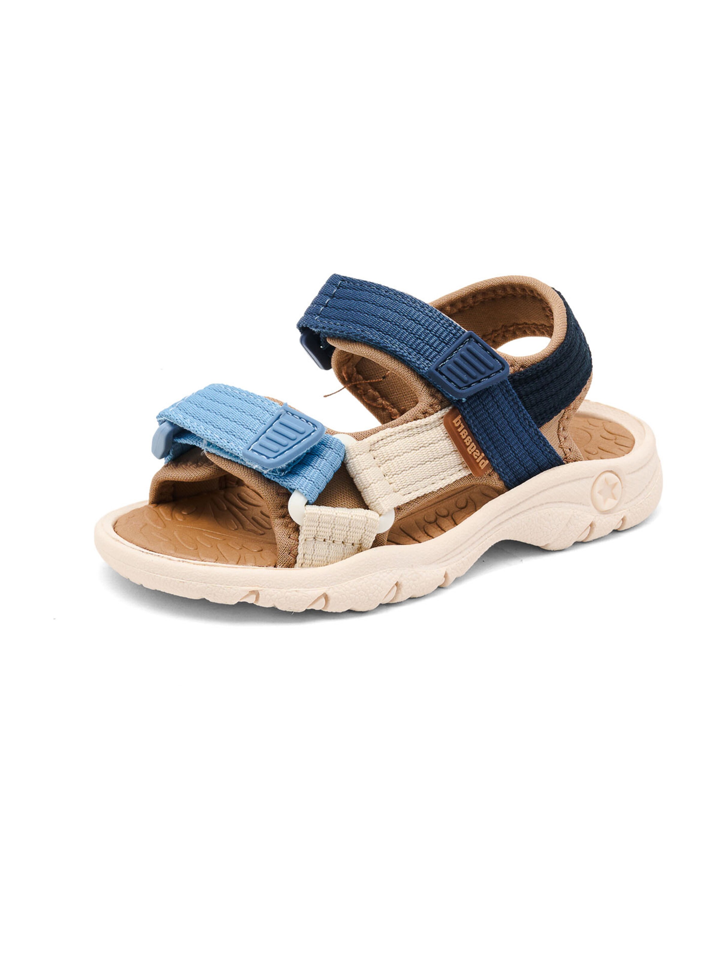 BISGAARD Odprti čevlji 'Nico' | modra barva: sprednja stran