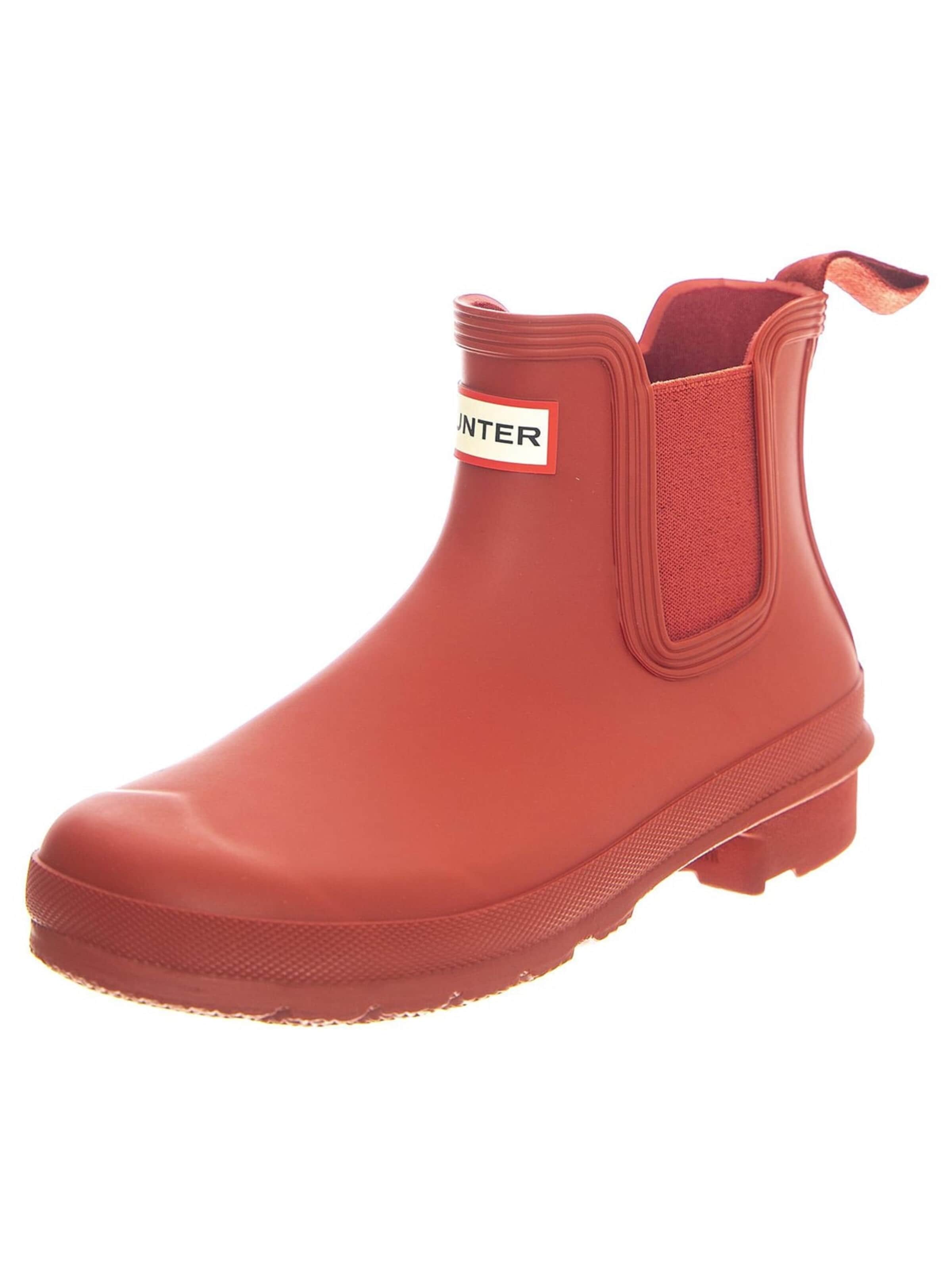 HUNTER Bottes en 36 en rouge, Vue avec produit