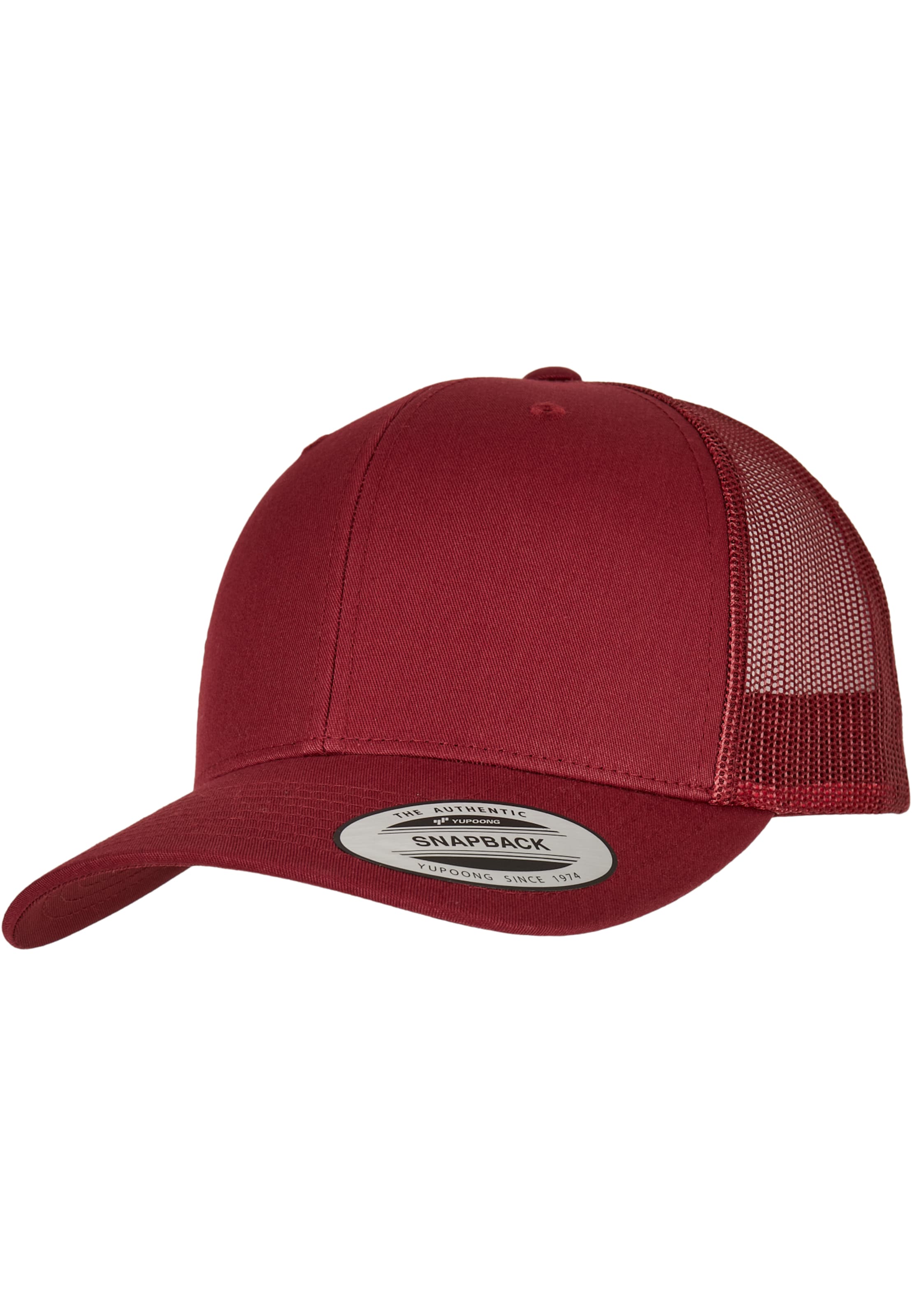 Flexfit Cap in Rot: Vorderseite