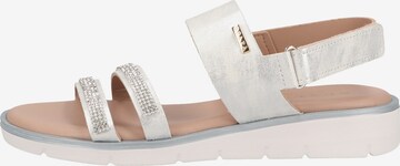 SCAPA Strap Sandals in Silver