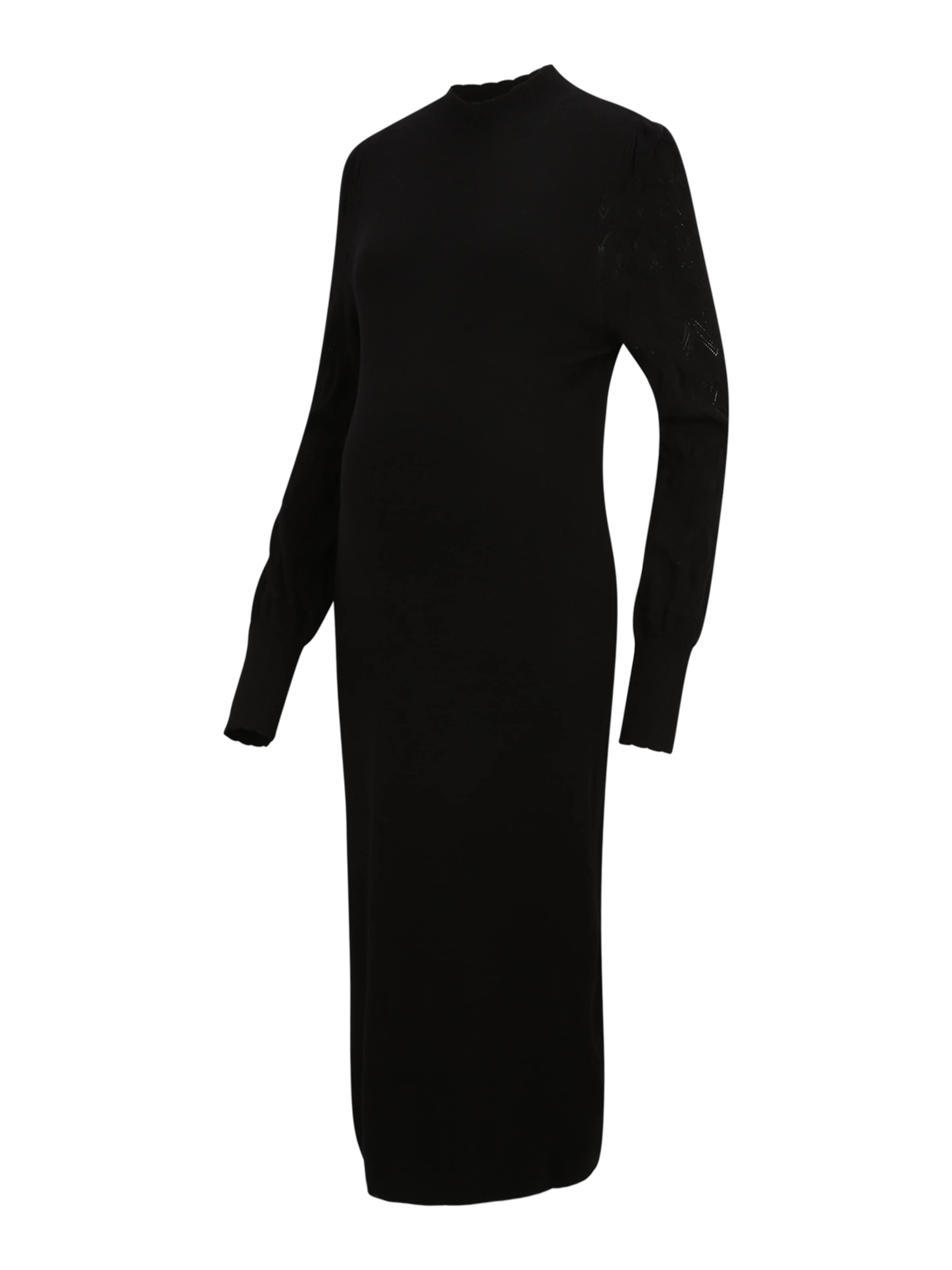 Robes en maille Vero Moda Maternity en noir : devant